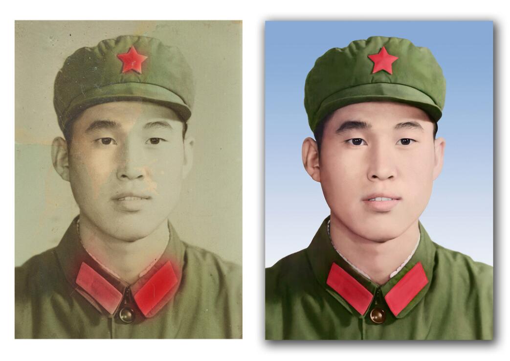 四子王破损照片修复-18
